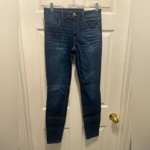 NWT American Eagle Outfitters Dark Blue Next Level Stretch Jeggings